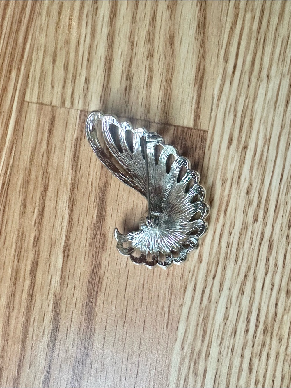 Vintage Silver Signed Sarah Coventry Evening Splendor Rhinestone Brooch 1968 - Picture 3 of 4